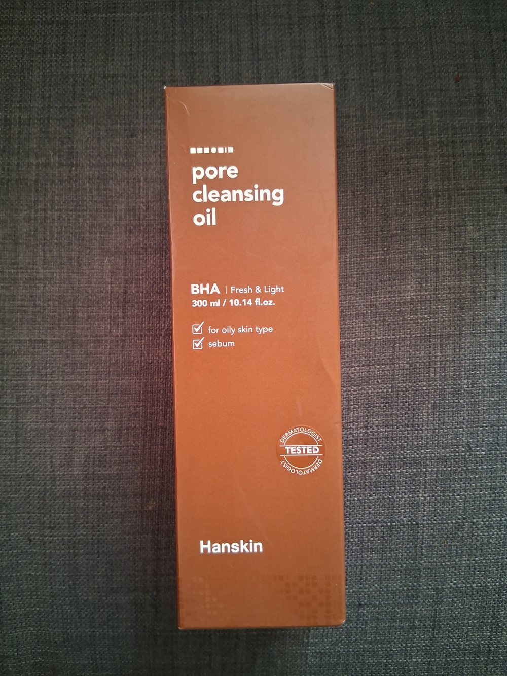 NEW SEALED Hanskin Pore Cleansing Oil BHA 300ml K Beauty